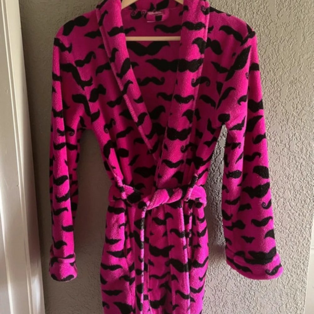 Mustache Bathrobe